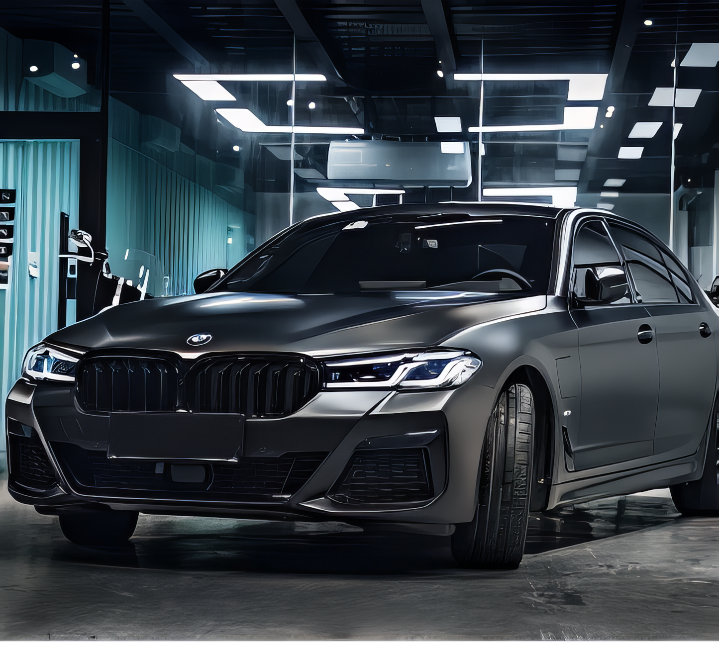 PET Graphite BMW Rainbow Grey - 4021