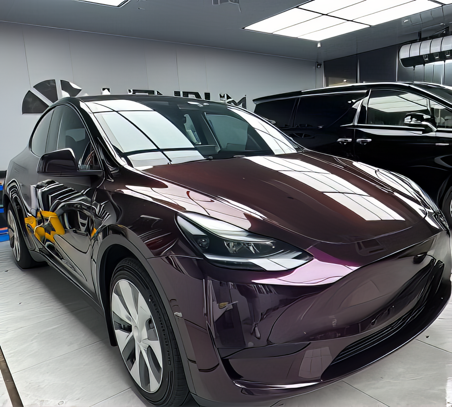 TPU Glossy Black Magic Purple