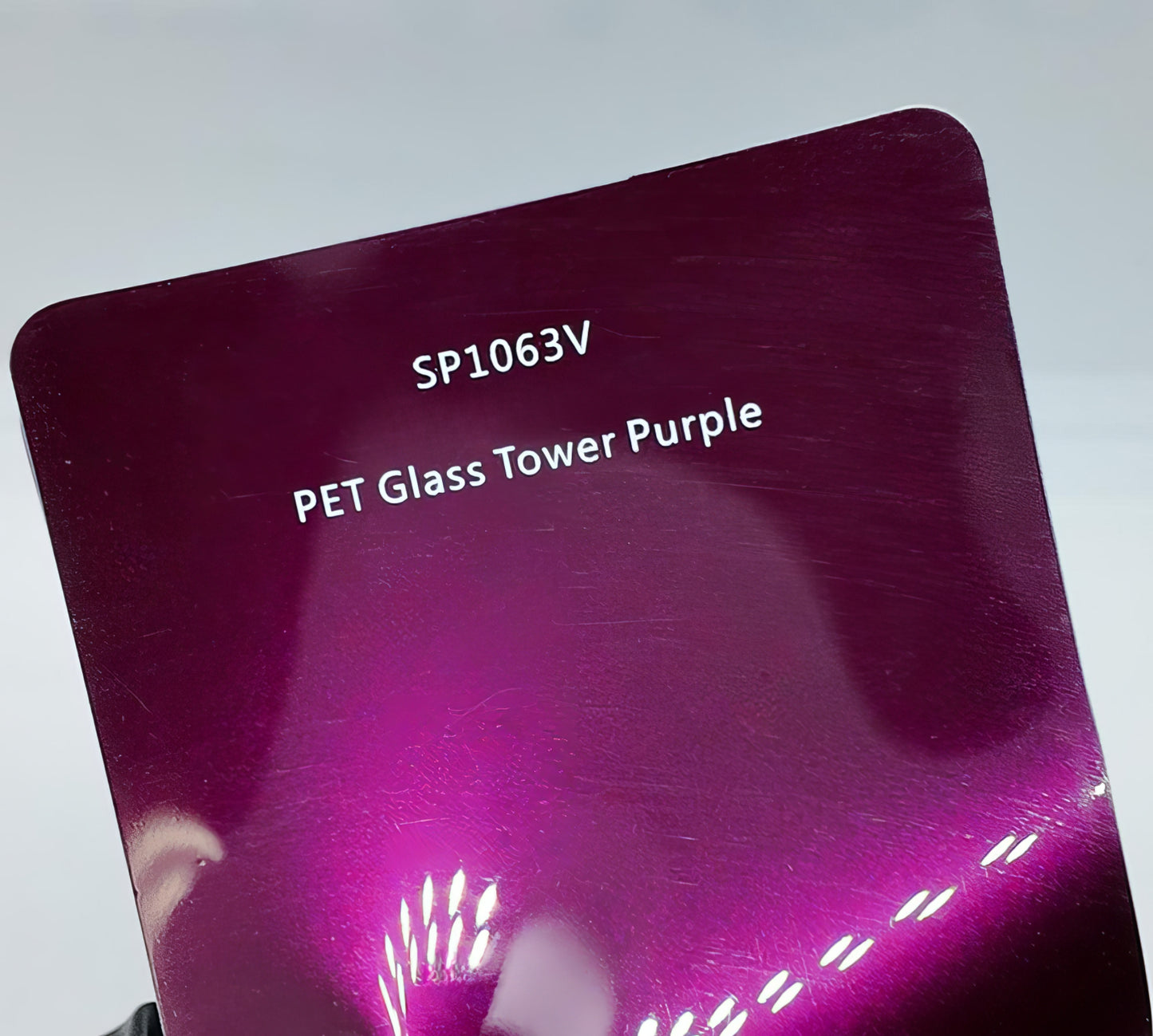 PET Glass Tower Purple - SP1063V