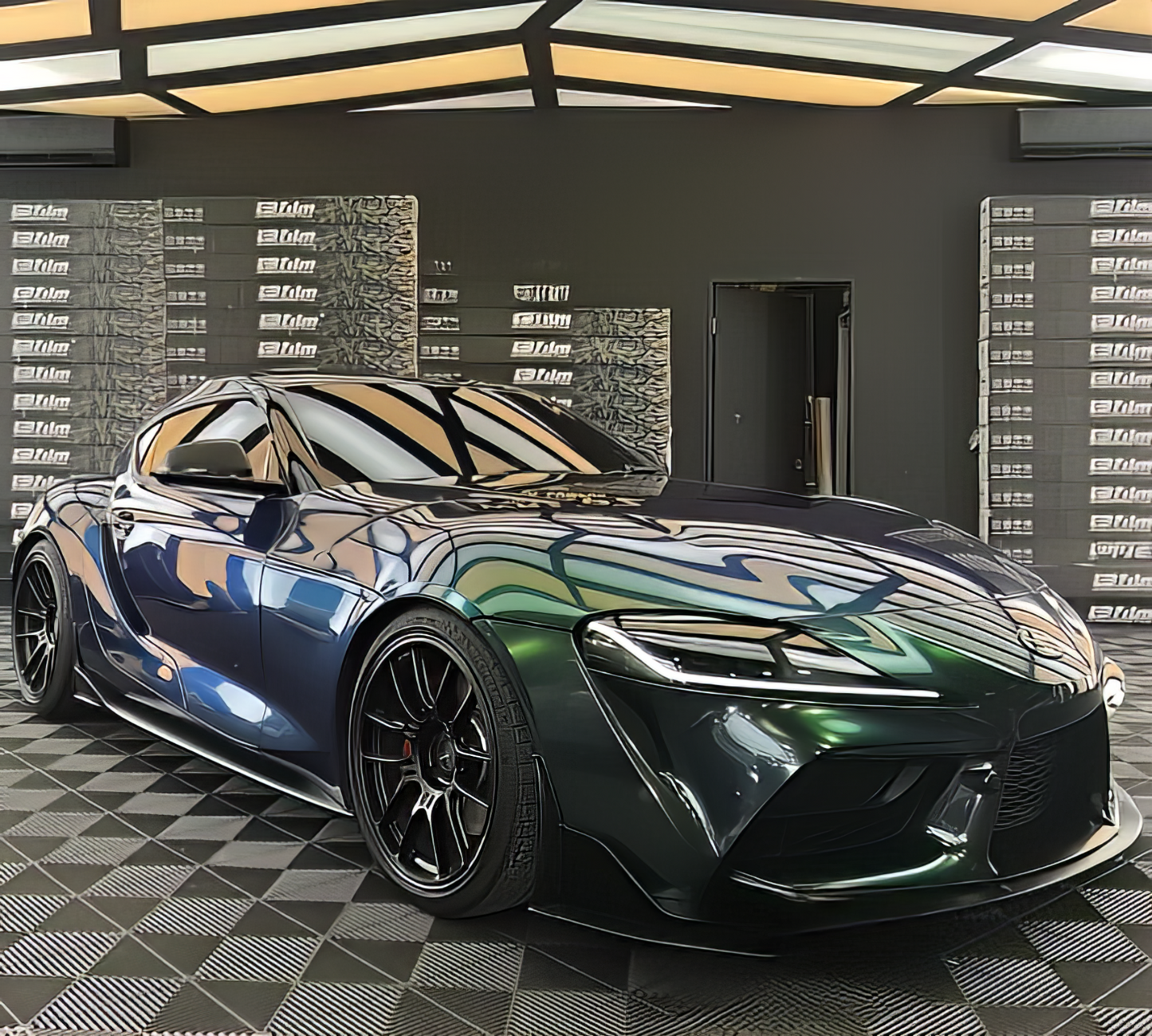 TPU Diamond Aurora Green