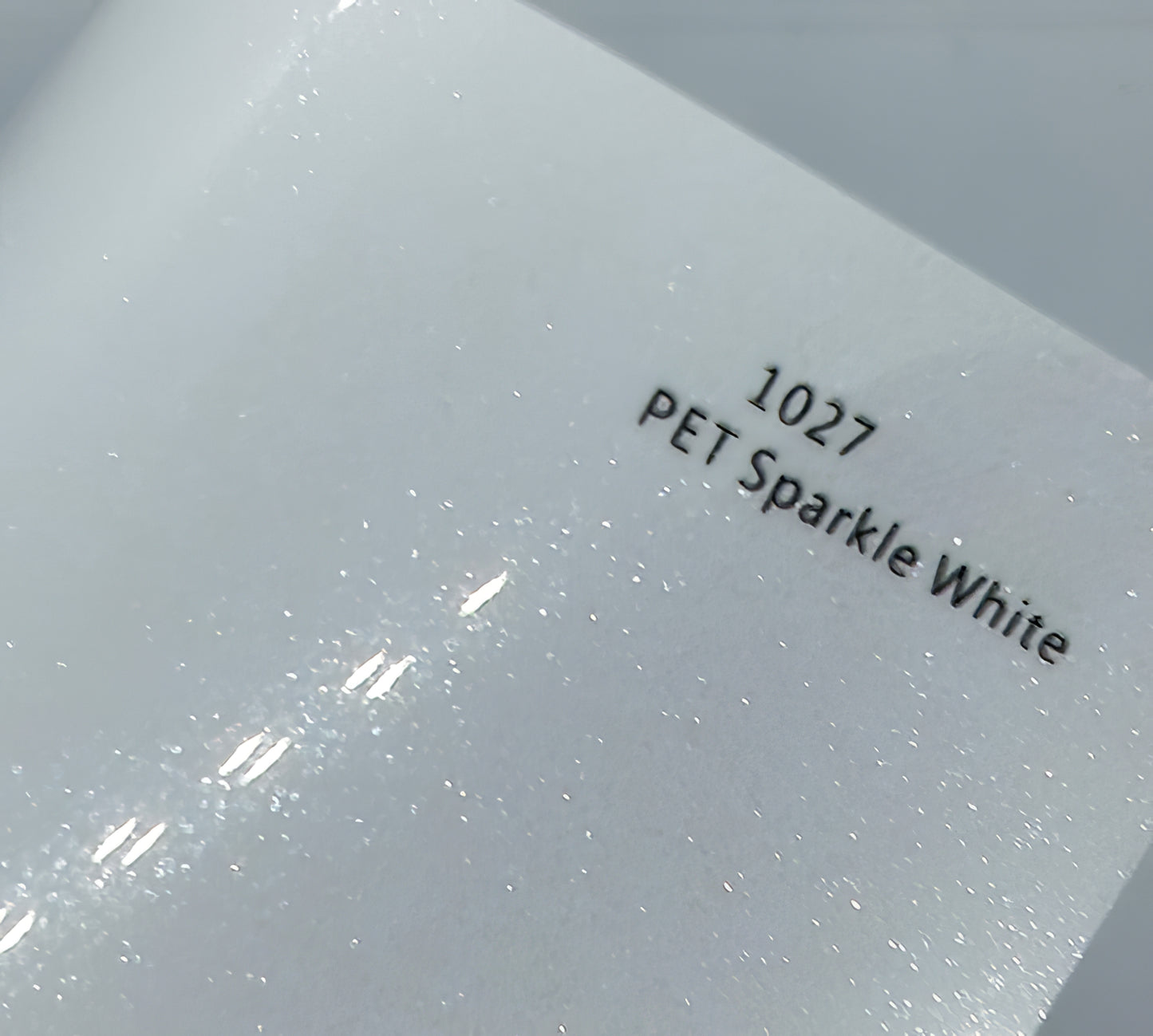 PET Sparkle White - 1027