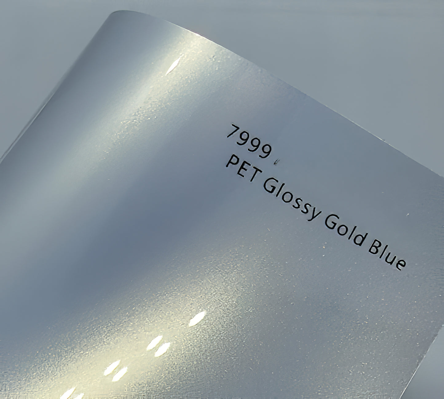 PET Glossy Gold Blue - 7999