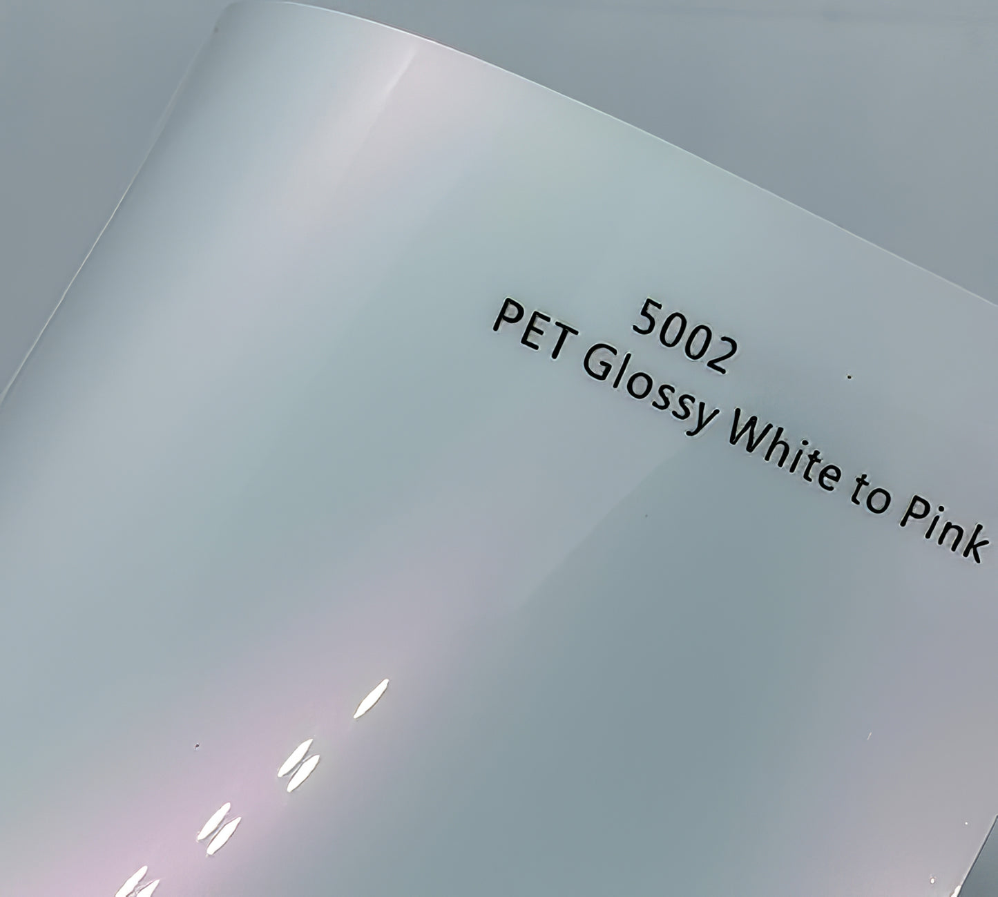 PET Glossy White to Pink - 5002