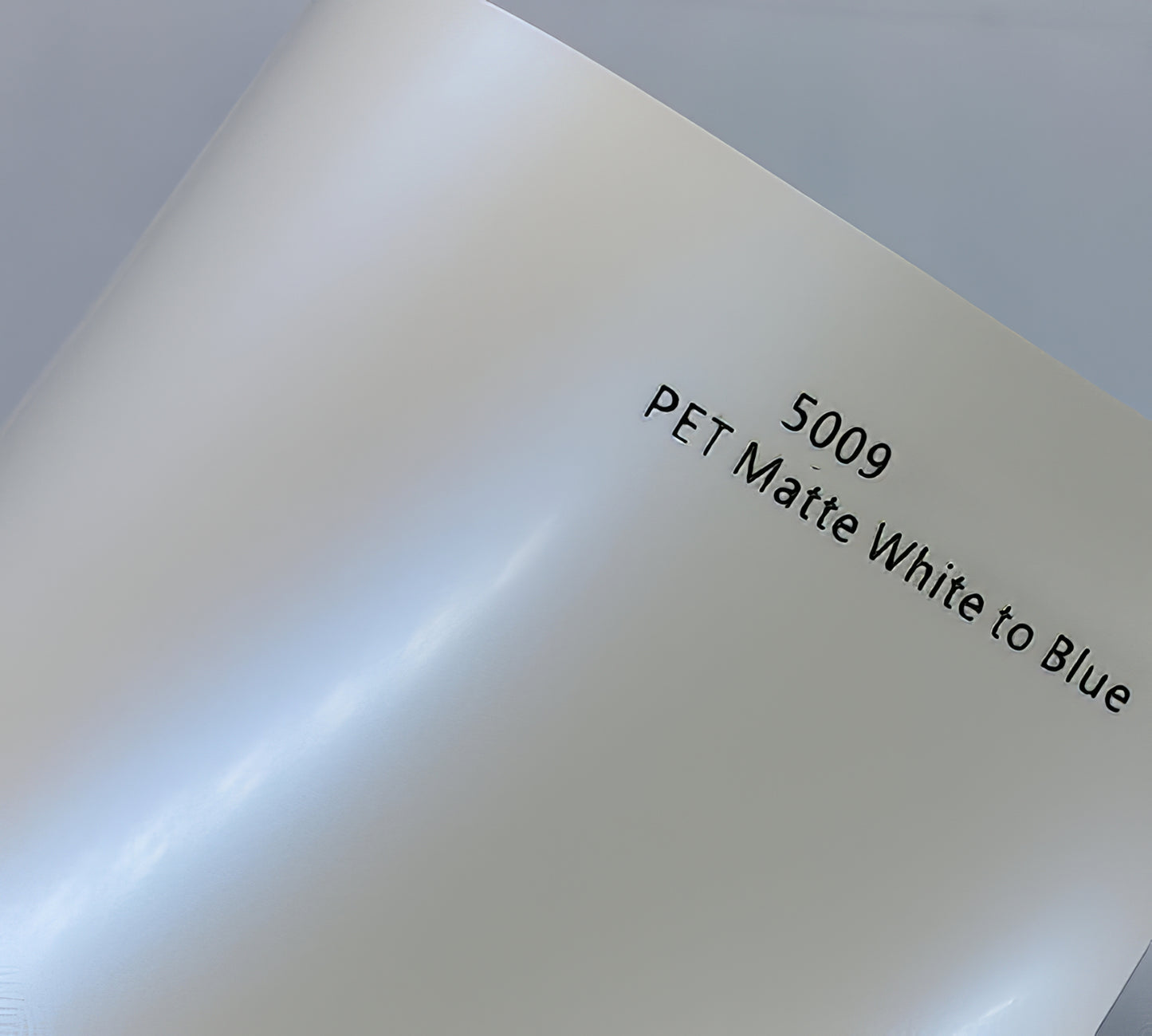 PET Matte white to Blue - 5009