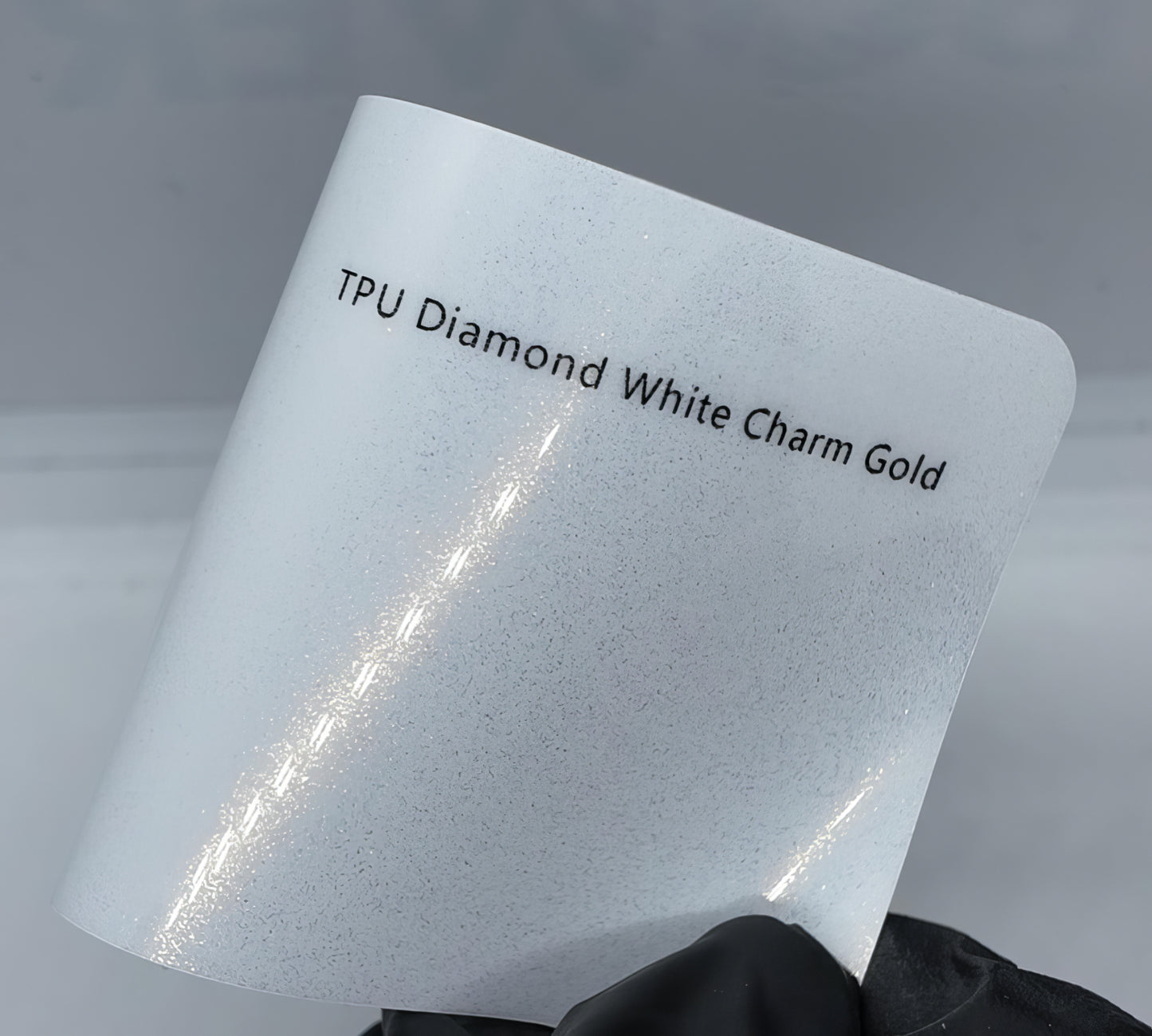 TPU Diamond White Charm Gold