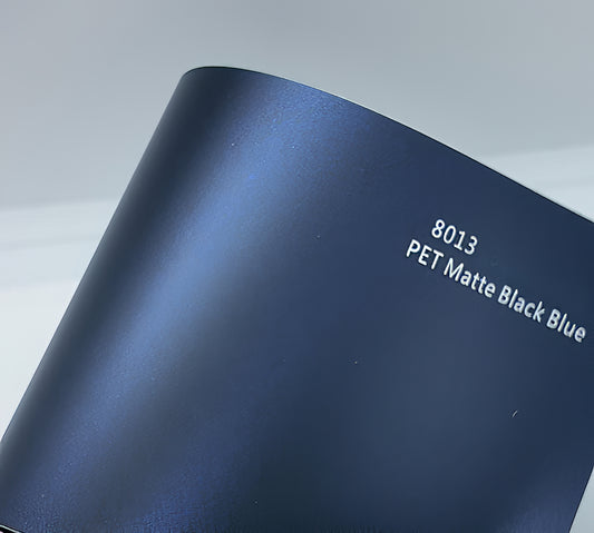 PET Matte Black Blue - 8013
