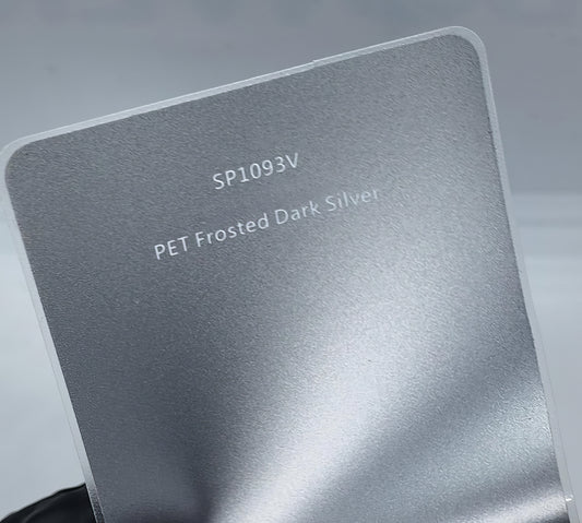 PET Frosted Dark Silver - SP1093V