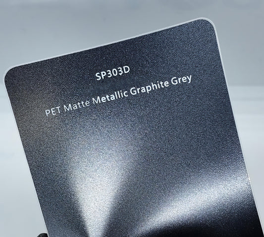 PET Matte Metallic Graphite Grey - SP303D