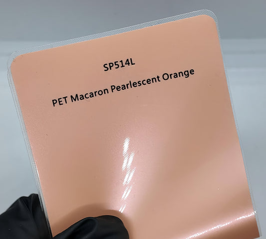 PET Macaron Pearlescent Orange - SP514L
