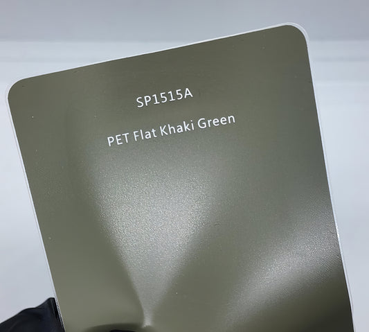 PET Flat Khaki Green - SP1515A