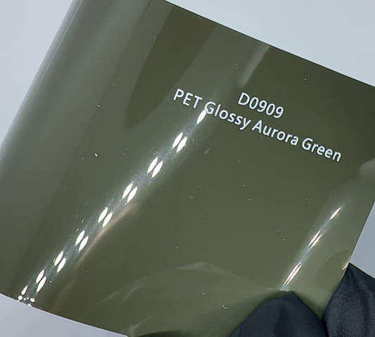 Pet Glossy Aurora Green - D0909
