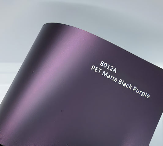 PET Matte Black Purple - 8012A