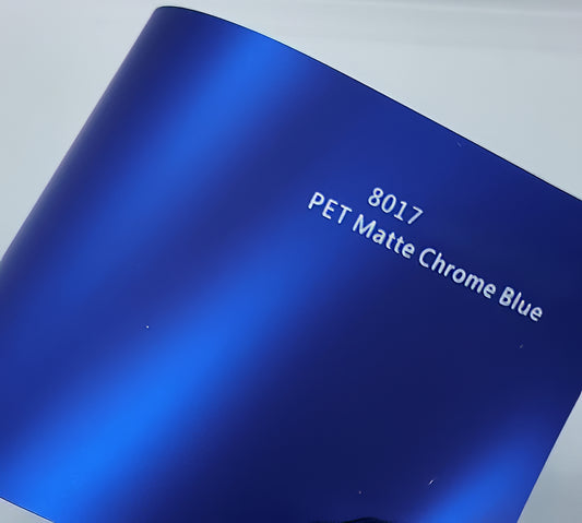 PET Matte Chrome Blue - 8017