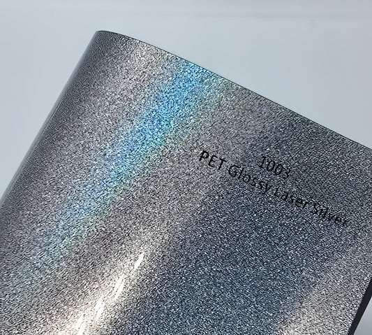PET Glossy Laser Sliver - 1003