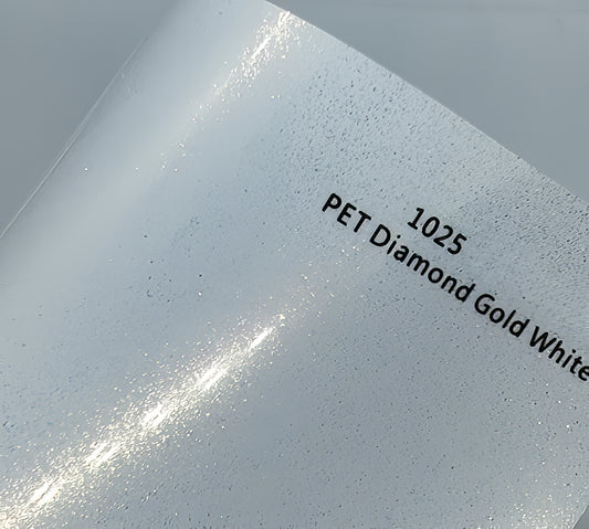 PET Diamond Gold White - 1025