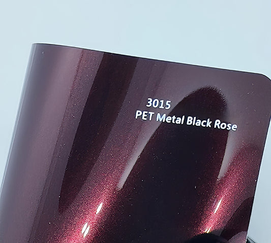 PET Metal Black Rose - 3015