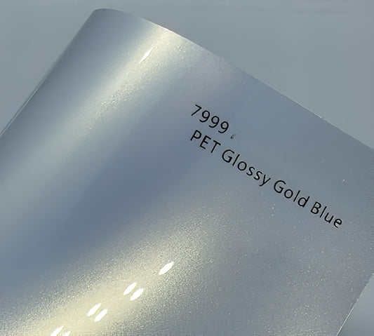 PET Glossy Gold Blue - 7999