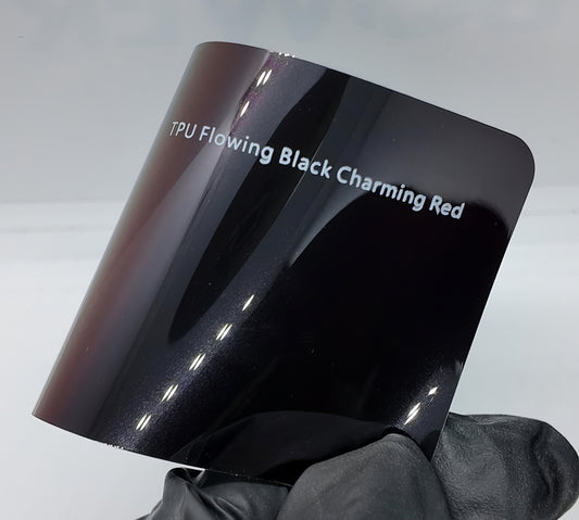 TPU Flowing Black Charming Red