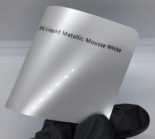 TPU Liquid Metallic Mousse White