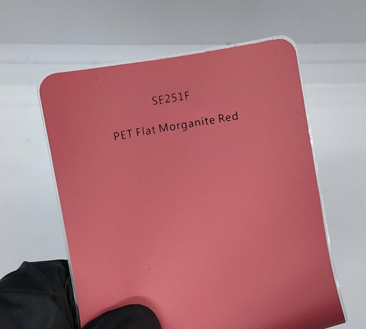 PET Flat Morganite Red - SE251F