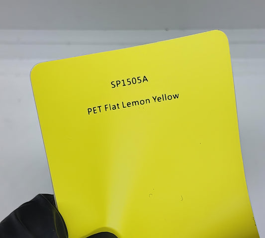PET Flat Lemon Yellow - SP1505A