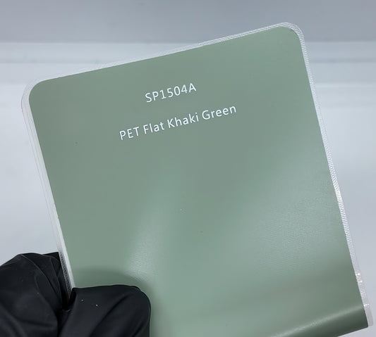 PET Flat Khaki Green - SP1504A