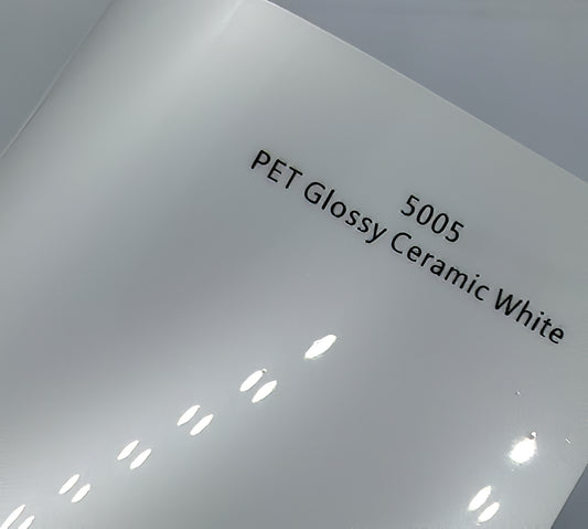PET Glossy Ceramic White - 5005