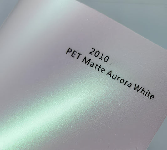 PET Matte Aurora White - 2010