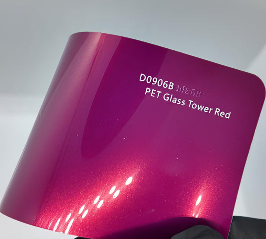 PET Glass Tower Red - D0906B