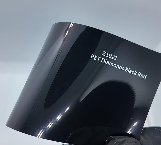PET Diamonds Black Red - Z1021