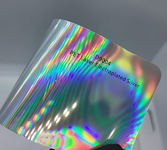 PET Laser Electroplated Silver - D9004
