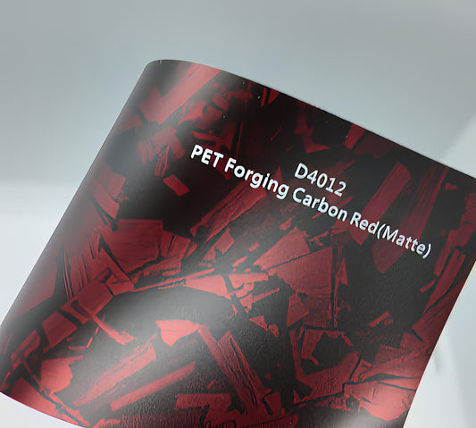 PET Forging Carbon Red(Matte) - D4012