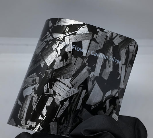 TPU Flower Carbon Silver