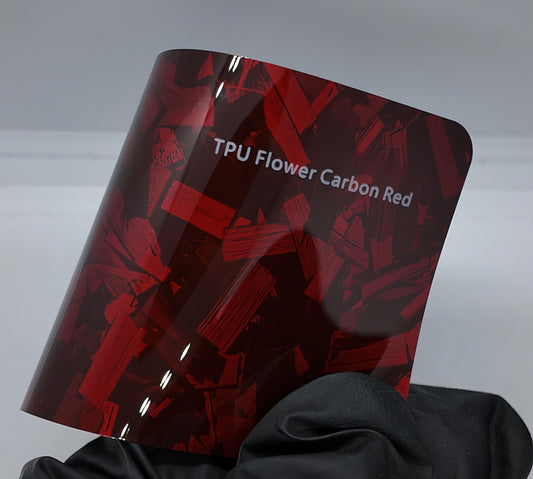 TPU Flower Carbon Red