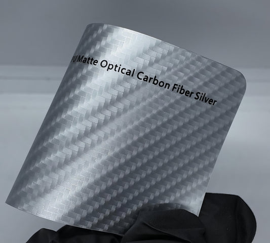 TPU Matte Optical Carbon Fiber Silver