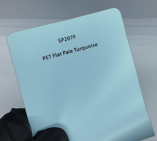 PET Flat Pale Turquoise - SP207F