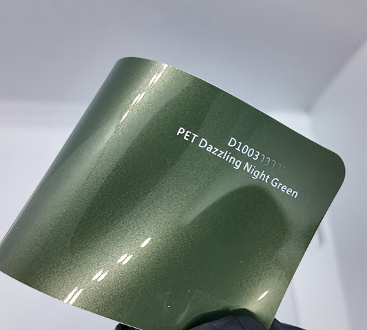 PET Dazzling Night Green - D1003