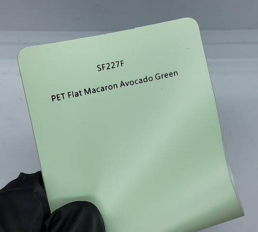 PET Flat Macaron Avocado Green - SF227F