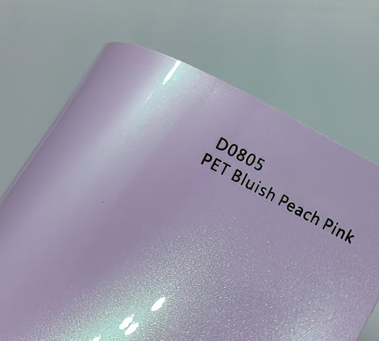 PET Bluish peach pink - D0805