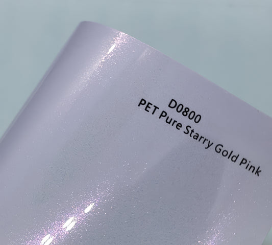 PET Pure Starry Gold Pink - D0800