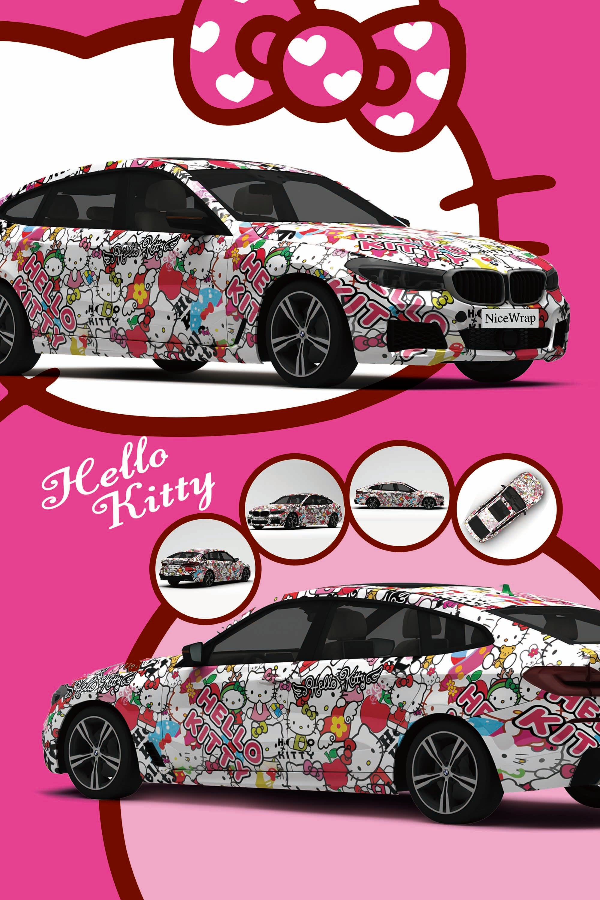 Hello Kitty Car Design Hello Kitty Car Wrap – Yeswrap